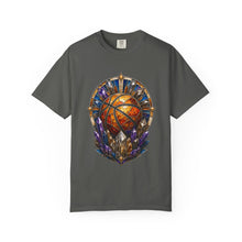 Stained Glass Mineral Basketball Relic T-Shirt Graphic