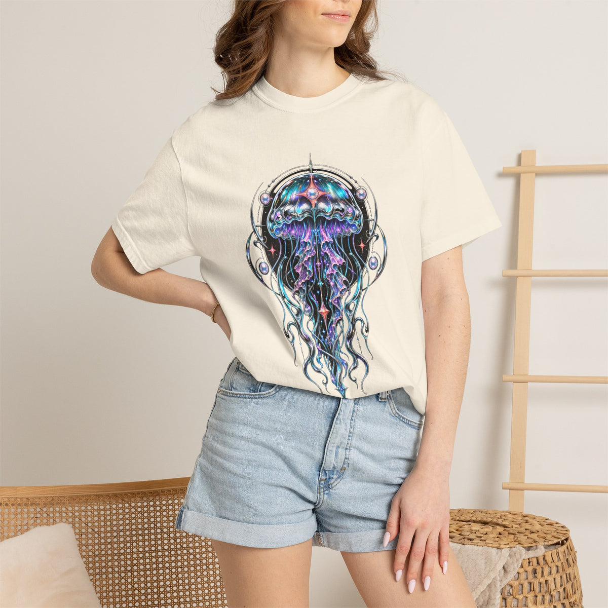 Y2K Molten Jellyfish Sigil T-Shirt Graphic
