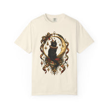 Vintage Circus Moon Cat T-Shirt Graphic