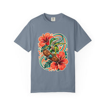 Hibiscus Skateboard Anole T-Shirt Graphic