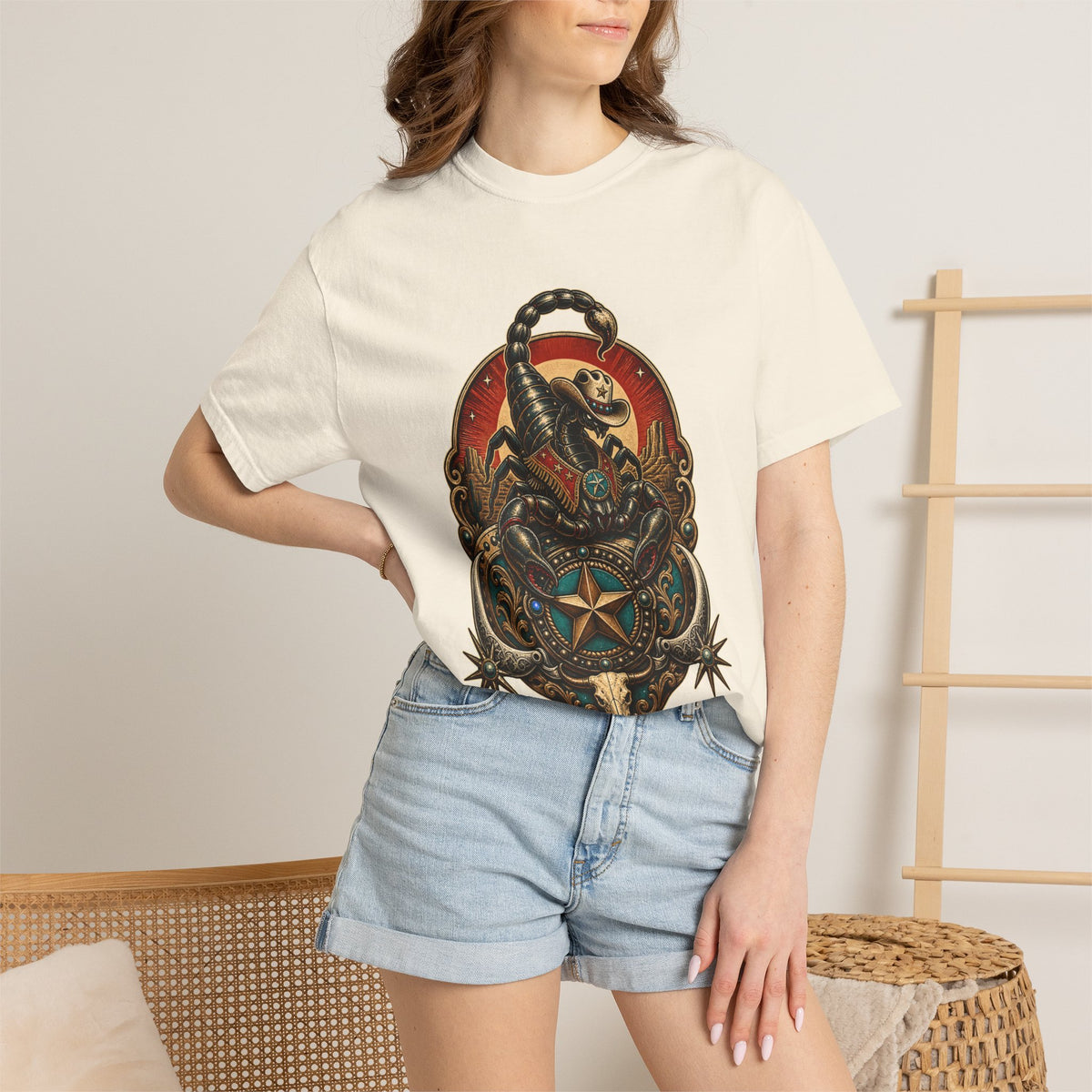 Desert Scorpion Rodeo Star T-Shirt Graphic