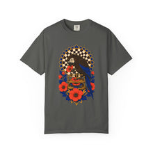 Espresso Parrot Flower Press Graphic Tee