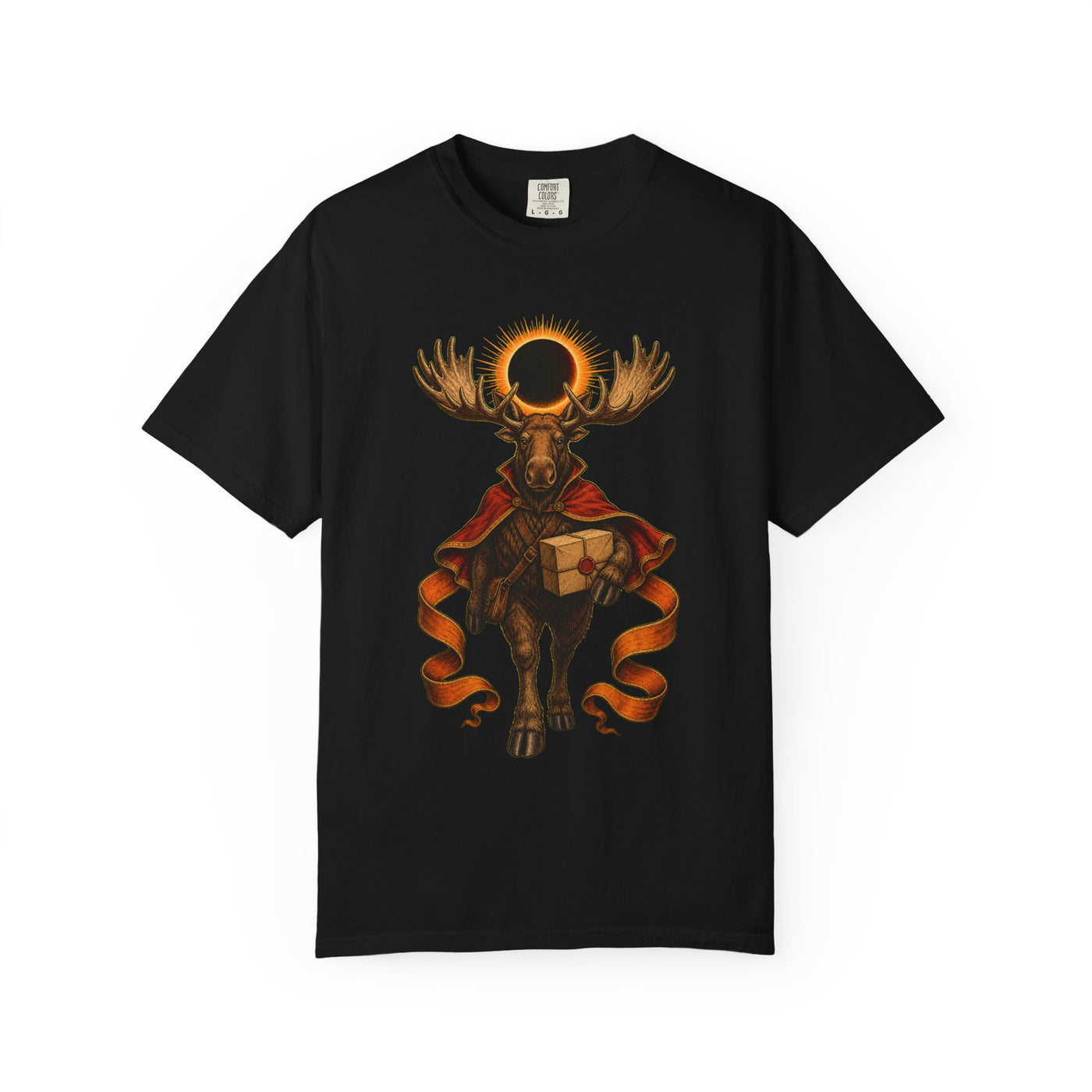 Solar Eclipse Moose Courier Graphic Tee