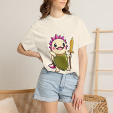 Axolotl Knight Cartoon T-Shirt Graphic