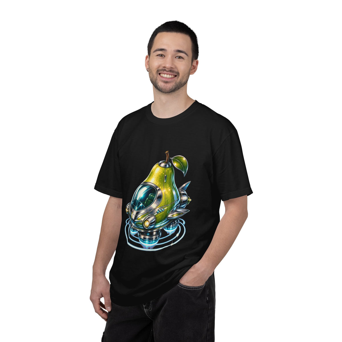 Chrome Pear Hovercraft T-Shirt Graphic