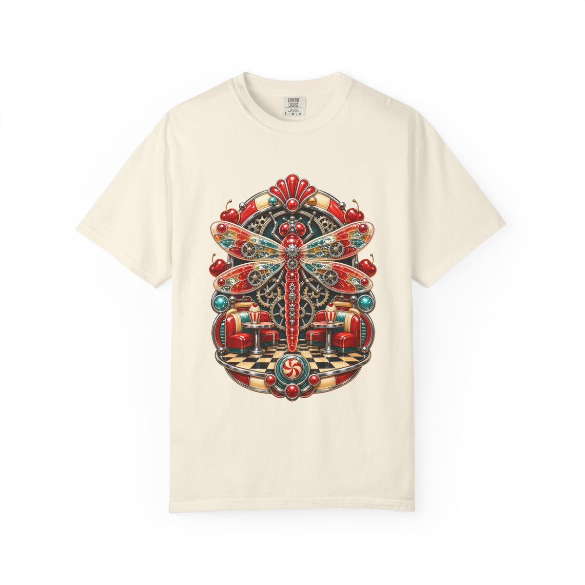Gummy Diner Clockwork Dragonfly T-Shirt Graphic