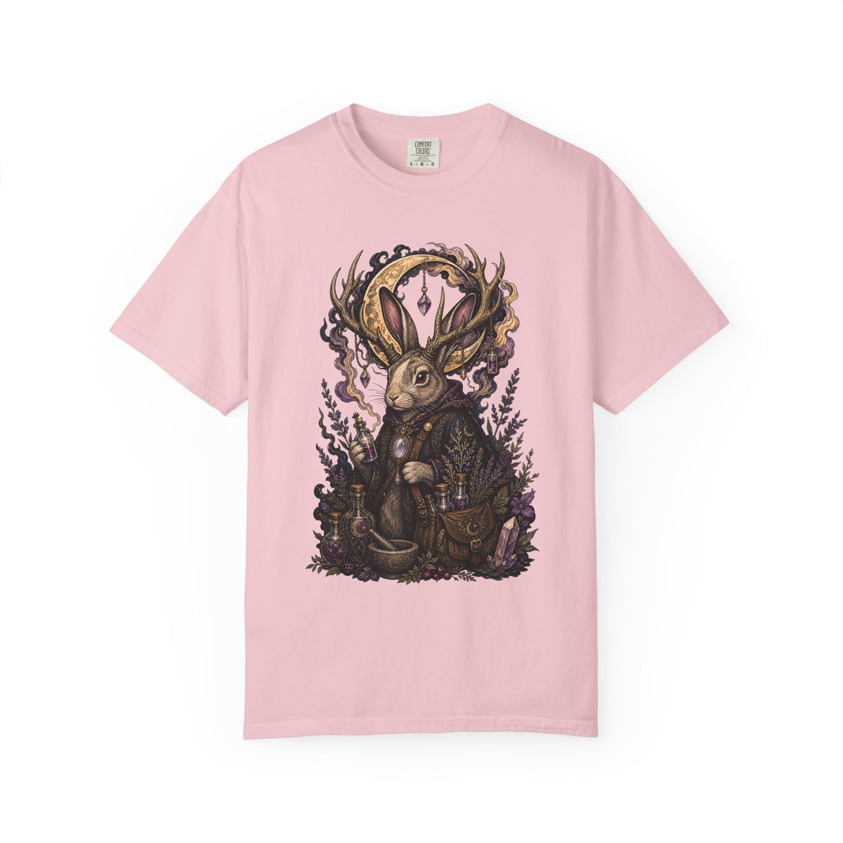 Lunar Jackalope Apothecary T-Shirt Graphic