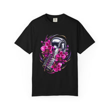 Chrome Botanical Boxing Glove Orchid T-Shirt Graphic