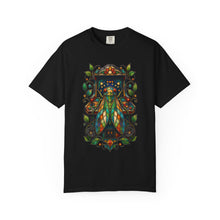 Stained Glass Garden Arcade Leafhopper T-Shirt Graphic