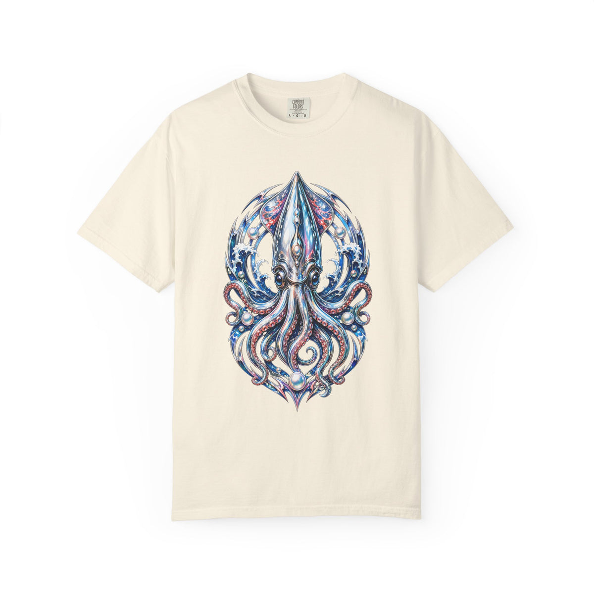 Chrome Tide Glass Squid Graphic Tee