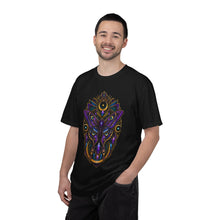 Neon Art Deco Moth Oracle T-Shirt Graphic