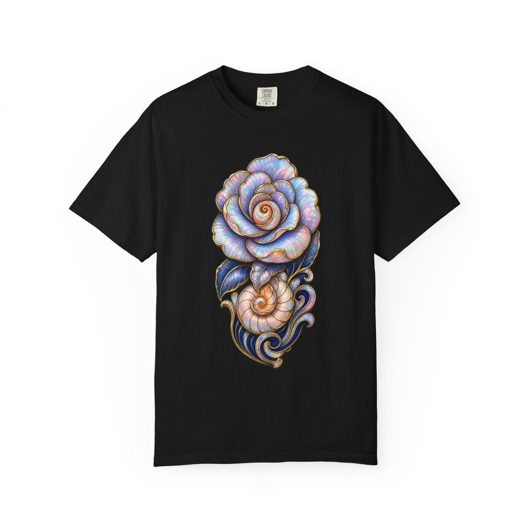Opal Camellia Shell Graphic Tee