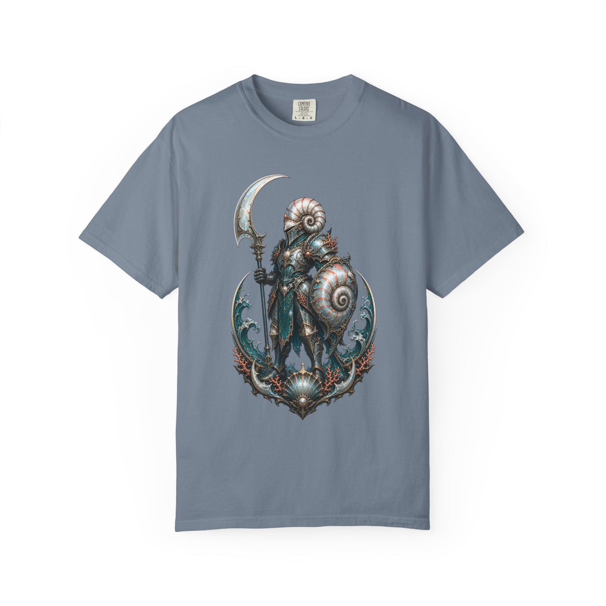 Future Medieval Nautilus Knight T-Shirt Graphic