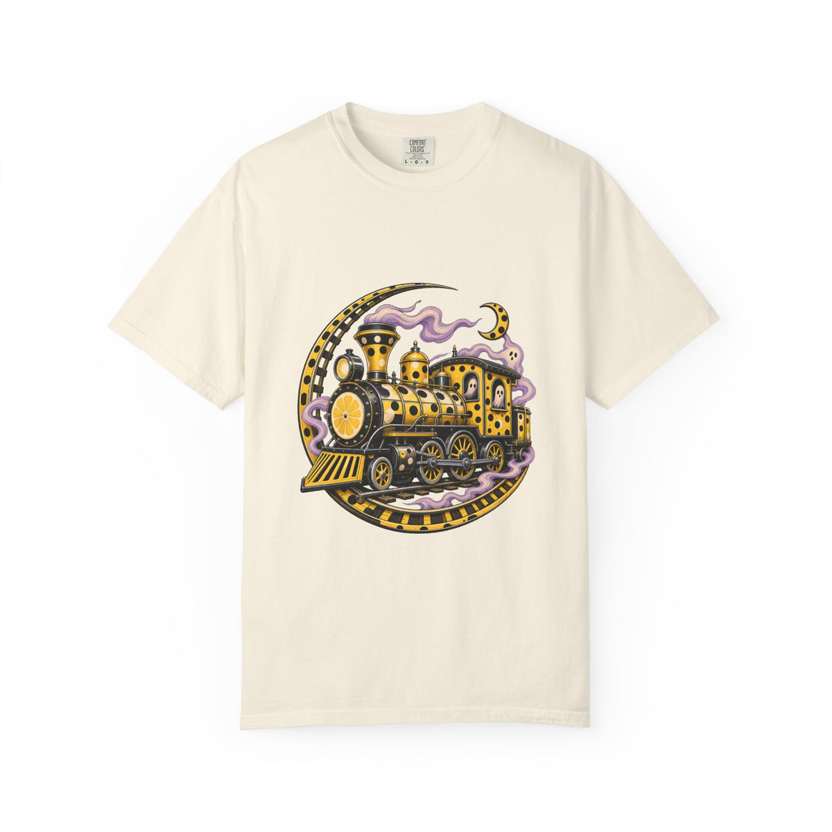 Polka Dot Lemon Phantom Train Graphic Tee