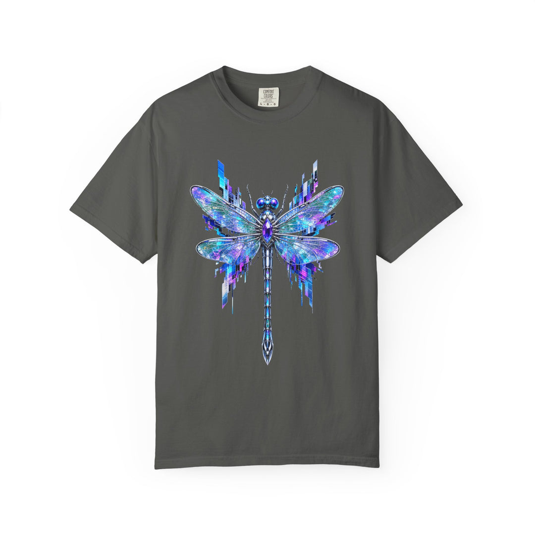 Glitch Glass Dragonfly Graphic Tee