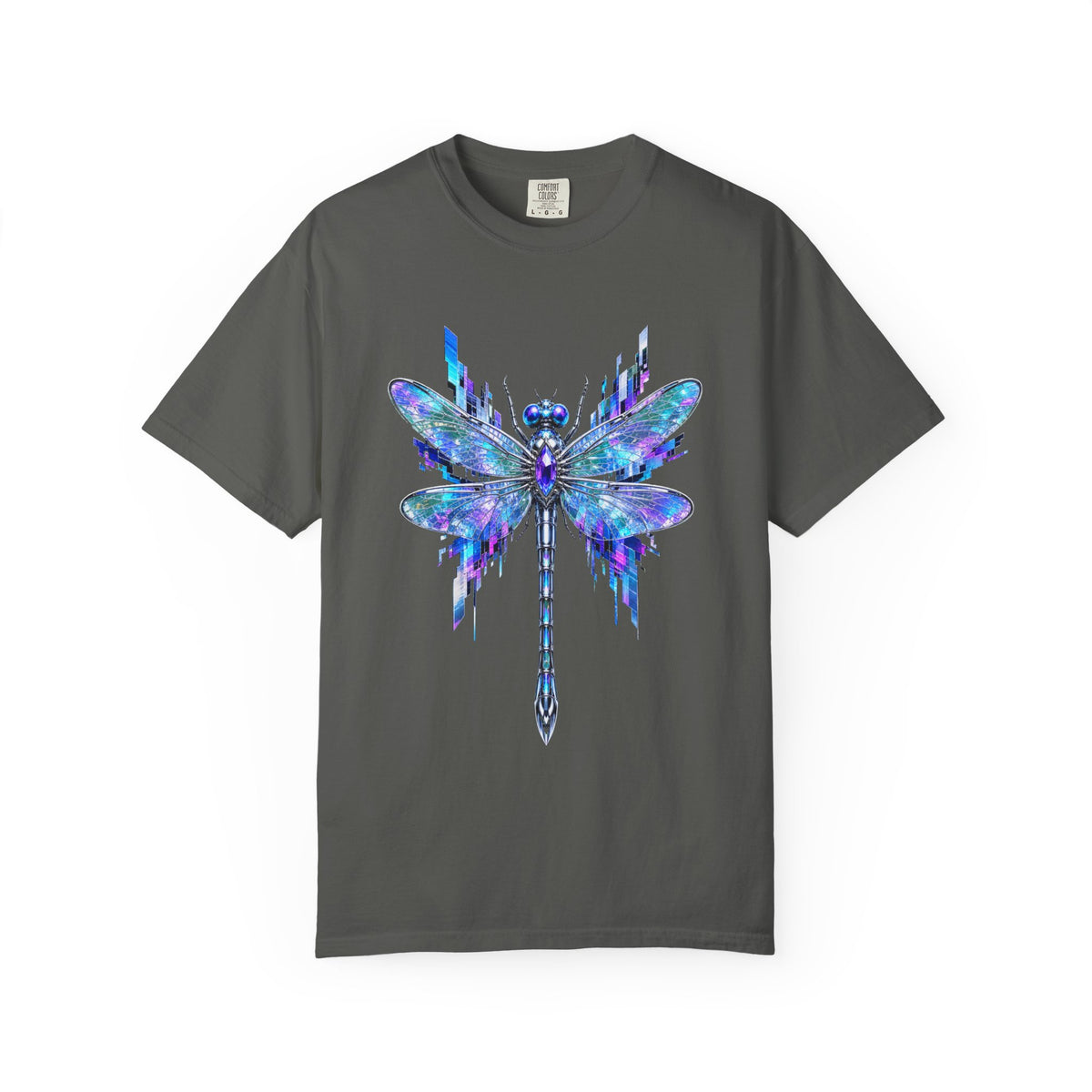 Glitch Glass Dragonfly Graphic Tee