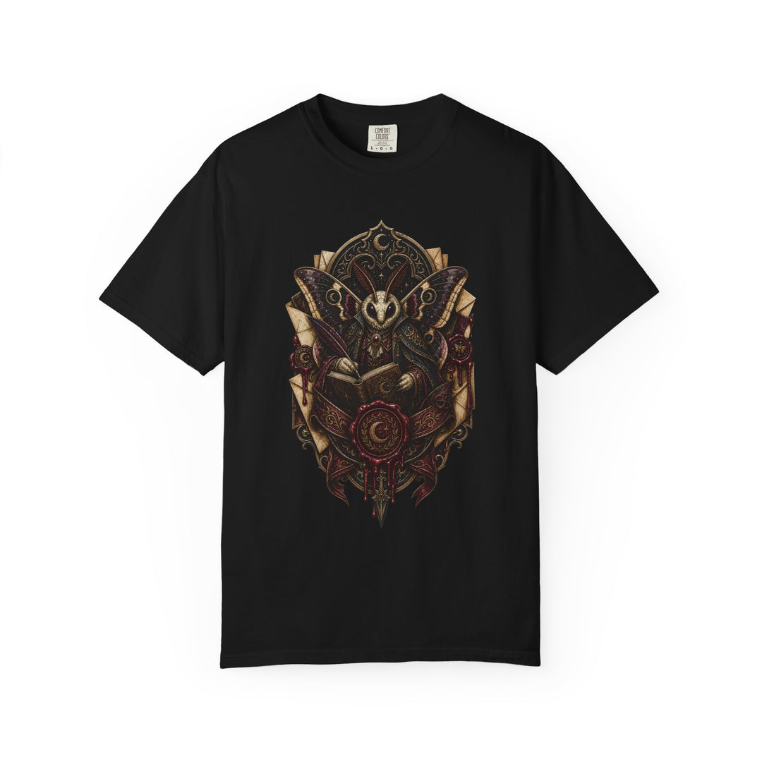 Night Moth Archivist T-Shirt Graphic