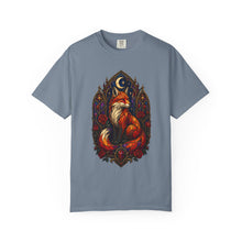 Gothic Stained Glass Fox T-Shirt Graphic