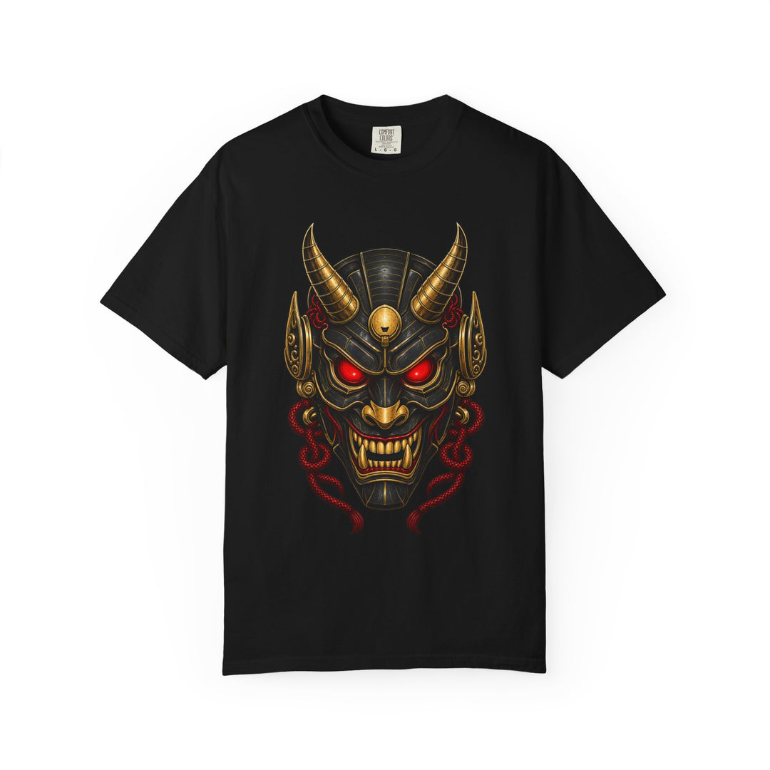 Crimson Oni Mask T-Shirt Graphic