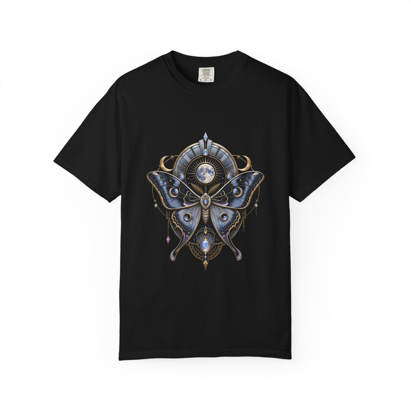 Neo Deco Cosmic Moth Graphic Tee