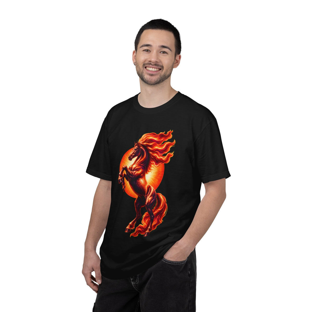 Solar Airbrush Stallion Graphic Tee