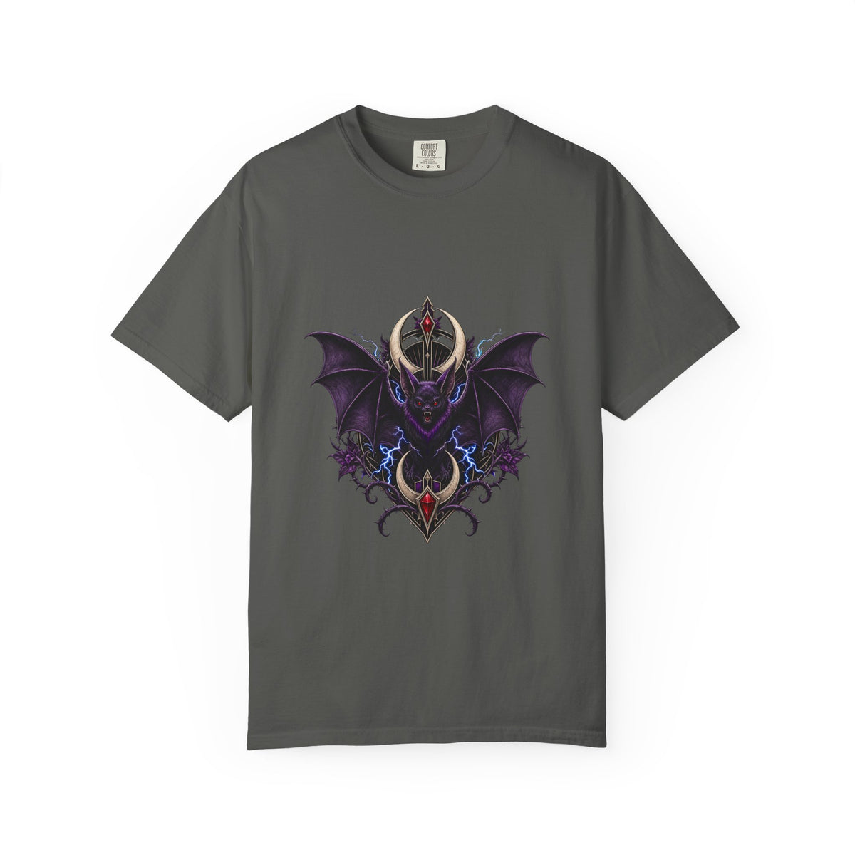 Velvet Thunder Bat Crest Graphic Tee
