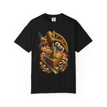 Oak Lock Timber Framer Woodblock Graphic Tee
