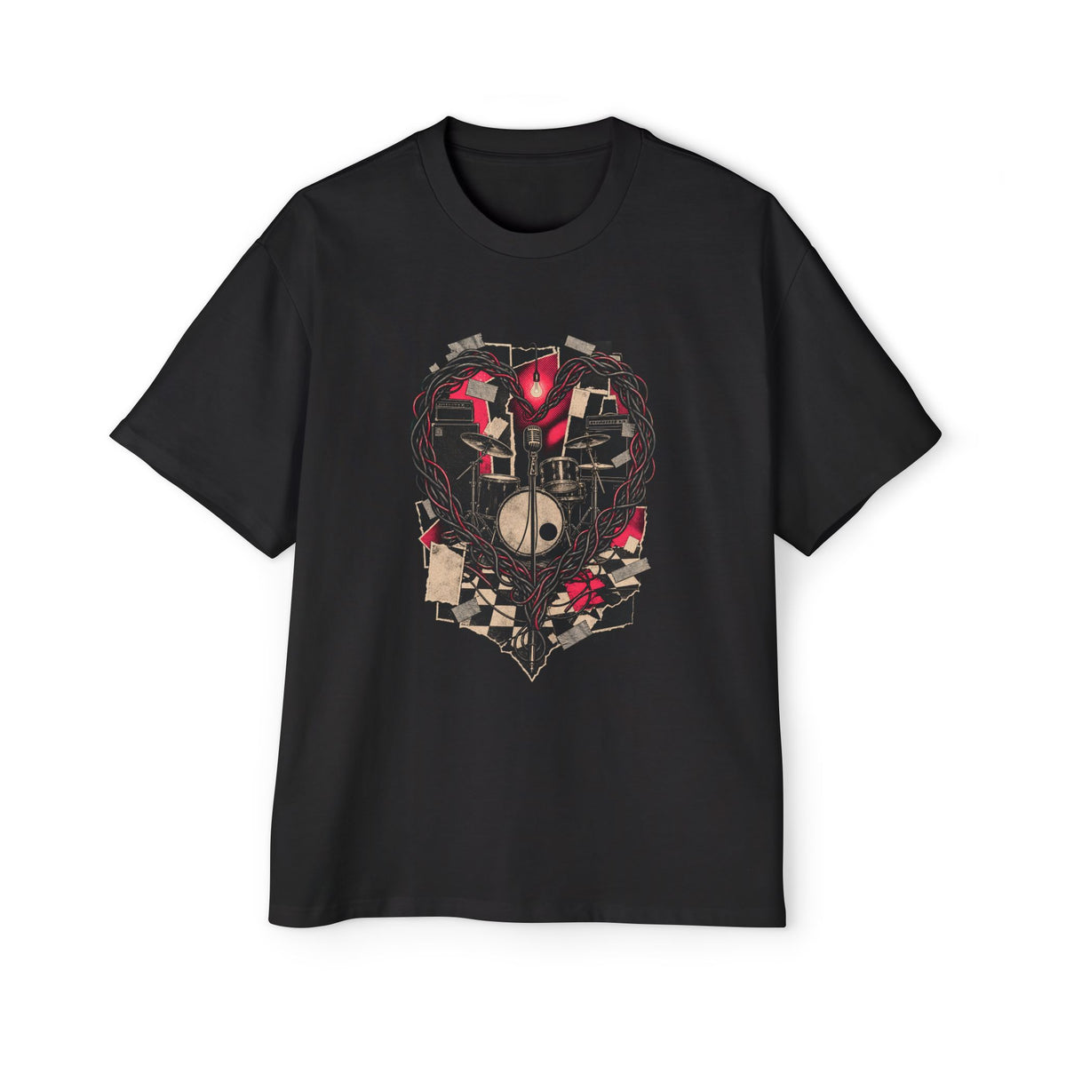 Basement Noise Heavy Oversized Emo Tee