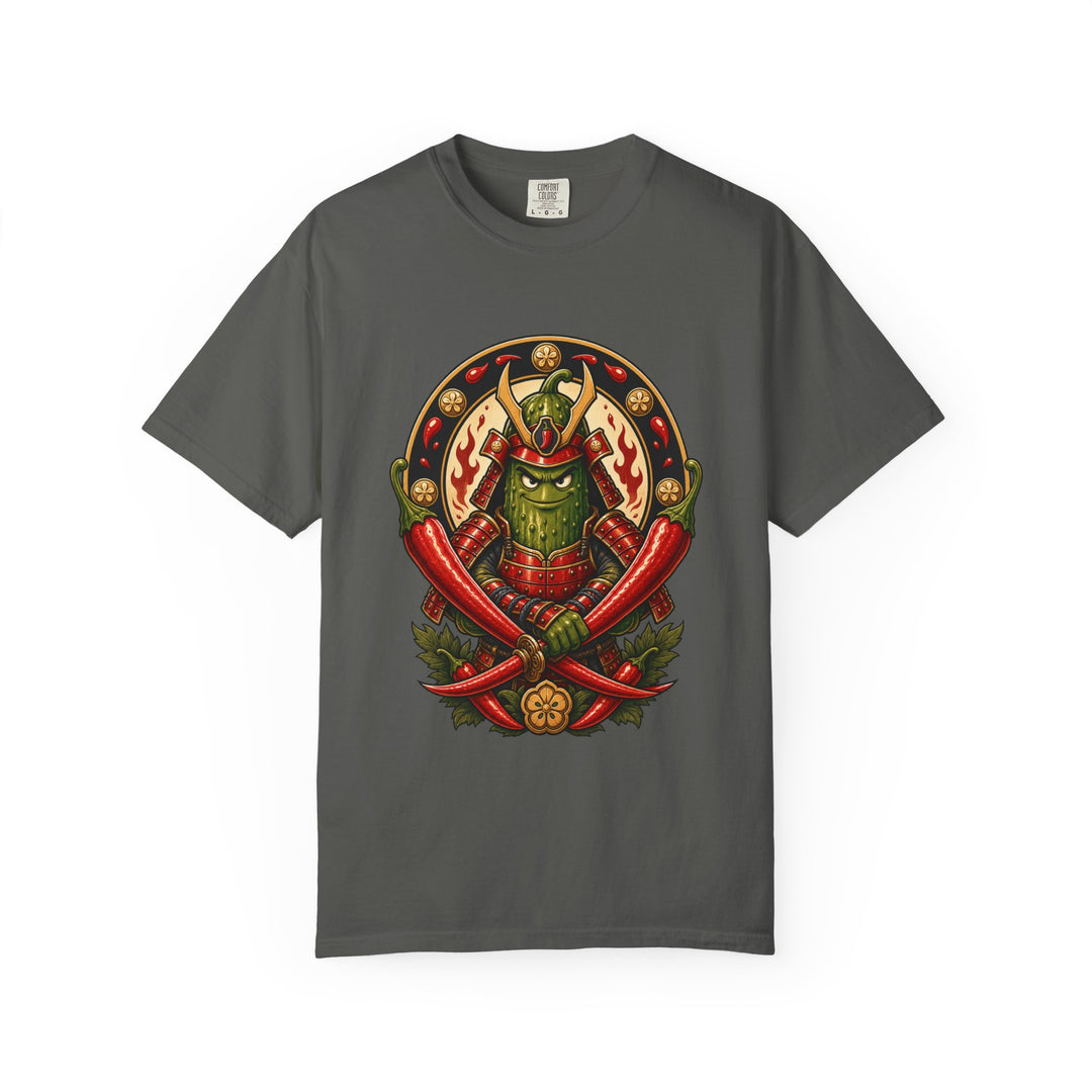Spicy Pickle Samurai Crest Graphic Tee