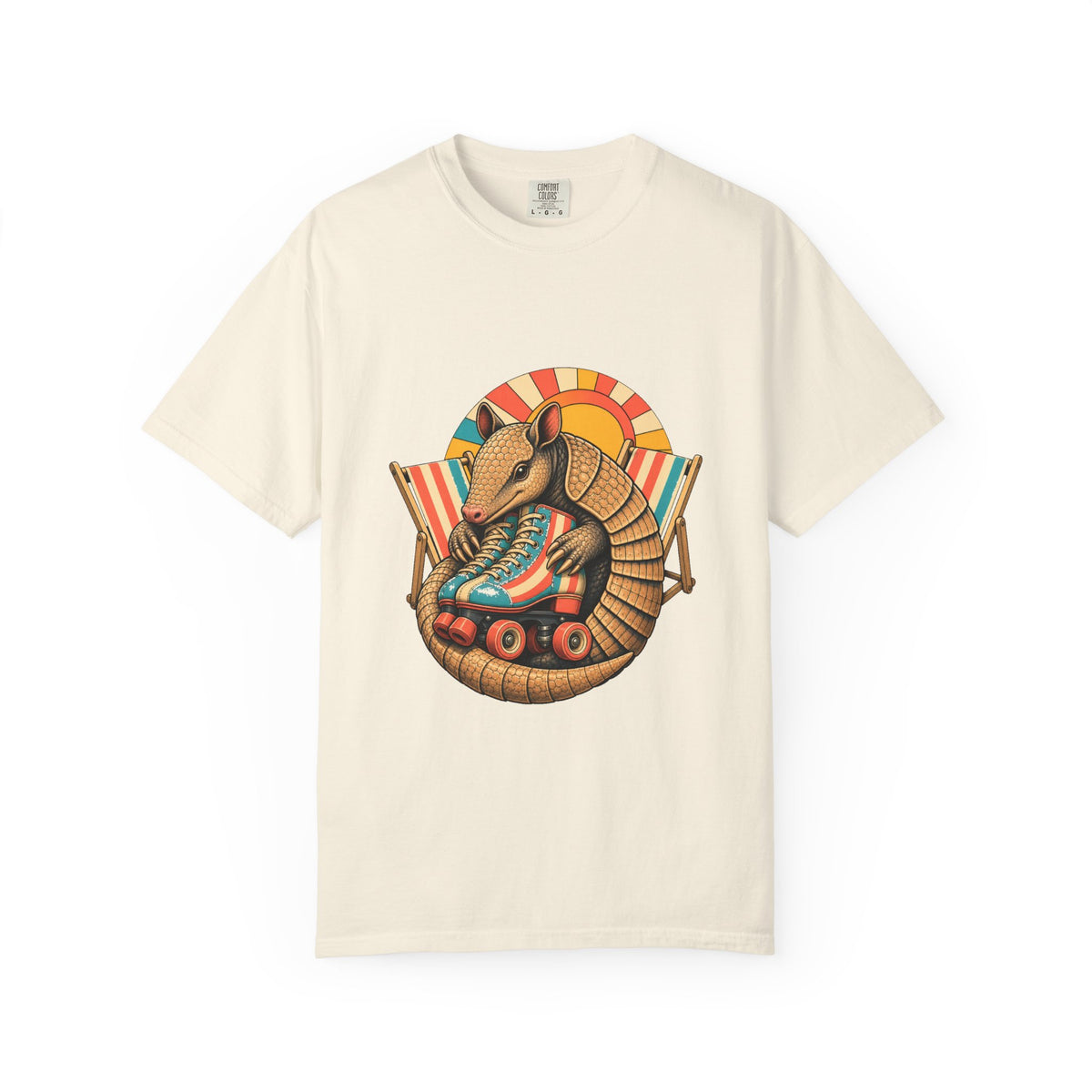 Deck Stripe Roller Armadillo Graphic Tee