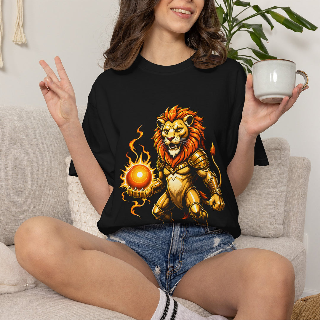 Solar Lion Warrior T-Shirt Graphic