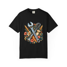 Chrome Botanical Bakery Wrench T-Shirt Graphic