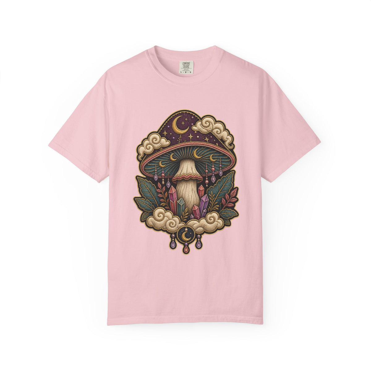 Embroidered Dream Mushroom Graphic Tee