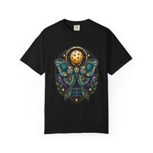 Stained Glass Pickleball Moth T-Shirt Graphic