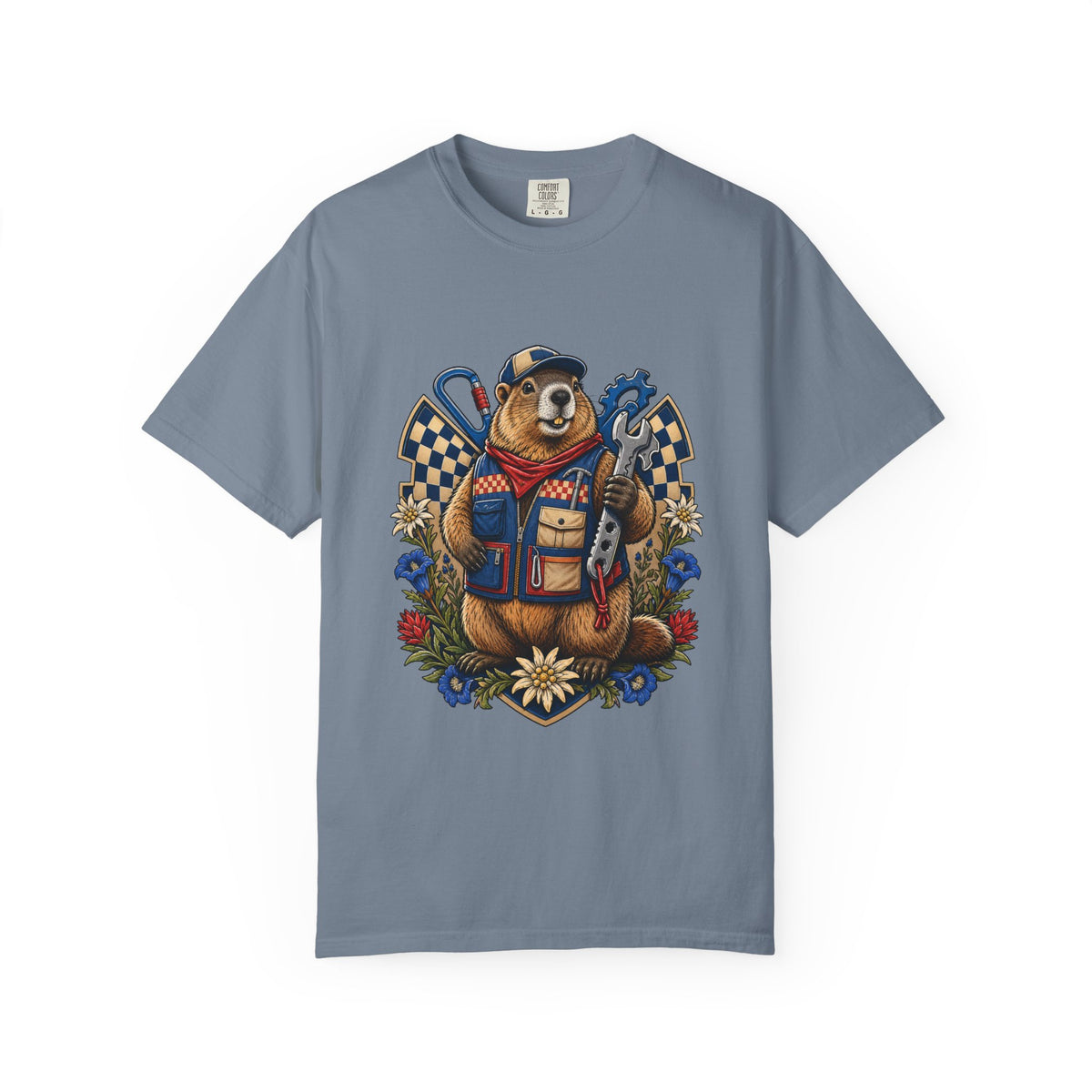 Alpine Checkerboard Marmot Graphic Tee