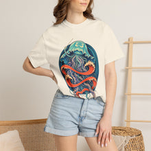 Aquamarine Moon Jellyfish Conductor Graphic Tee