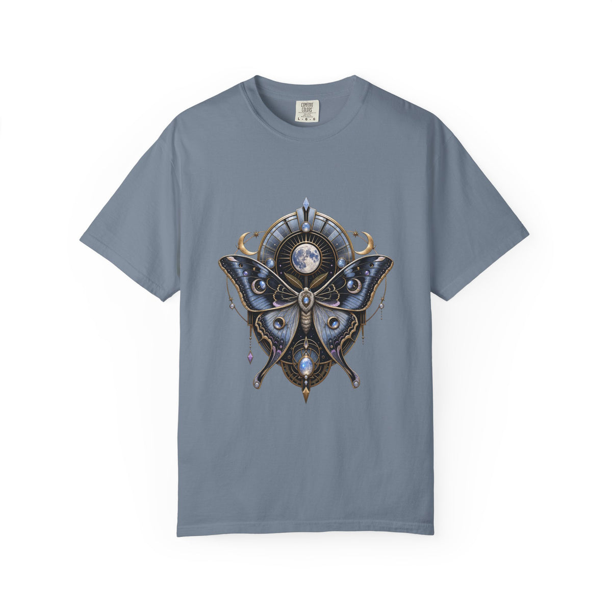 Neo Deco Cosmic Moth Graphic Tee