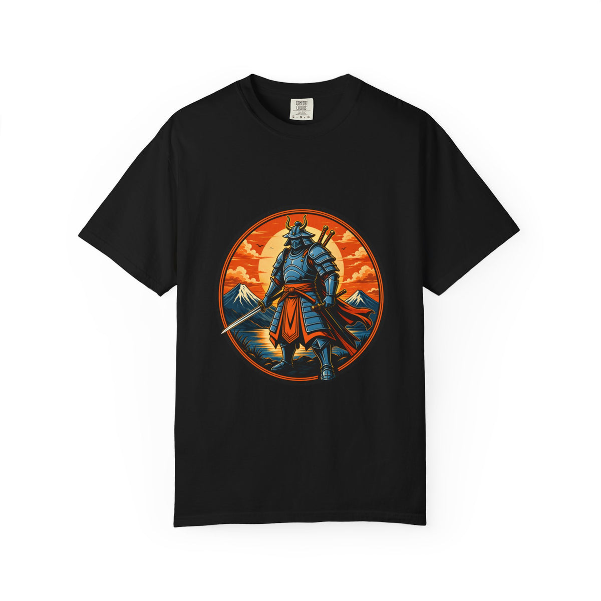 Sunset Samurai Crest T-Shirt Graphic