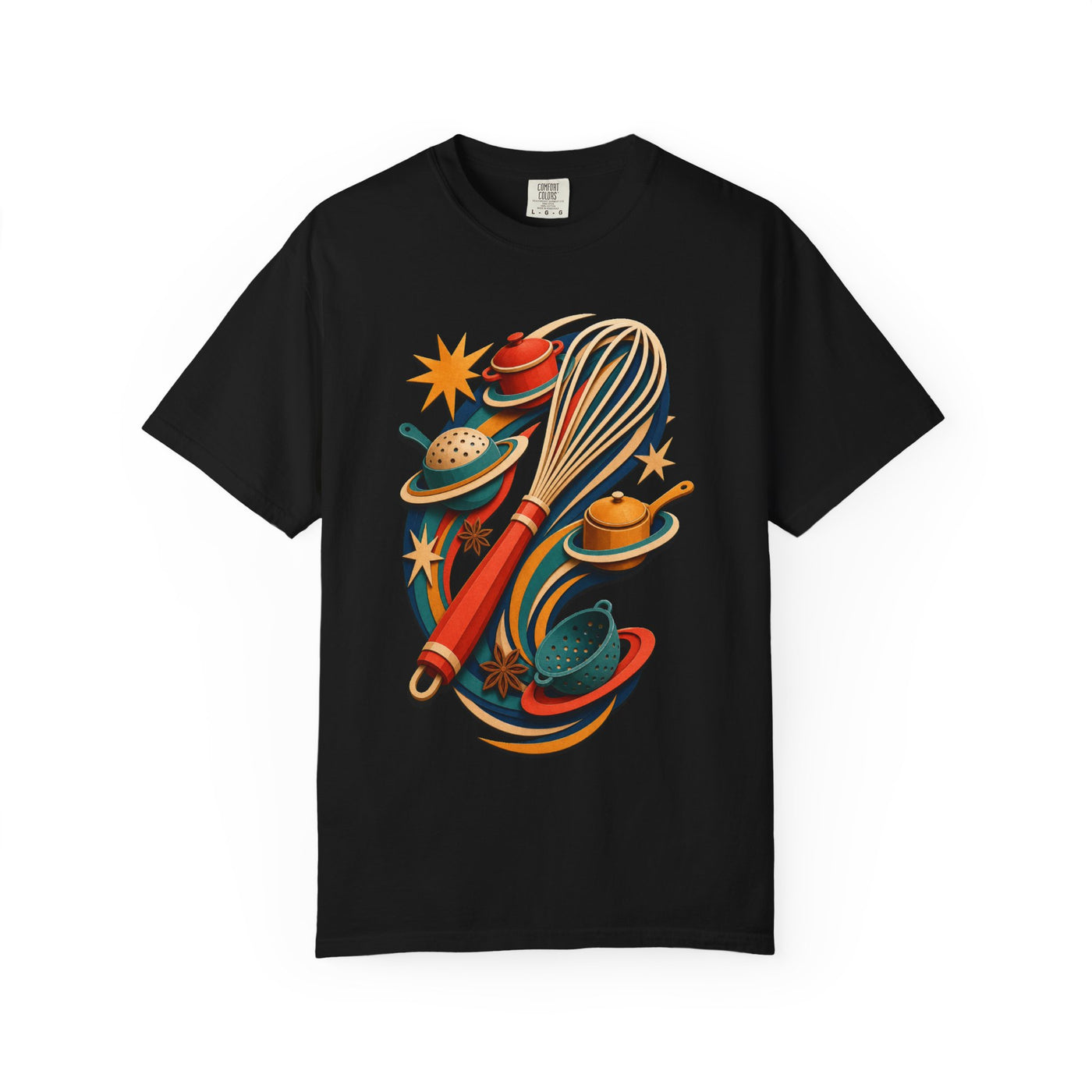 Paper Cut Kitchen Comet Whisk T-Shirt Graphic