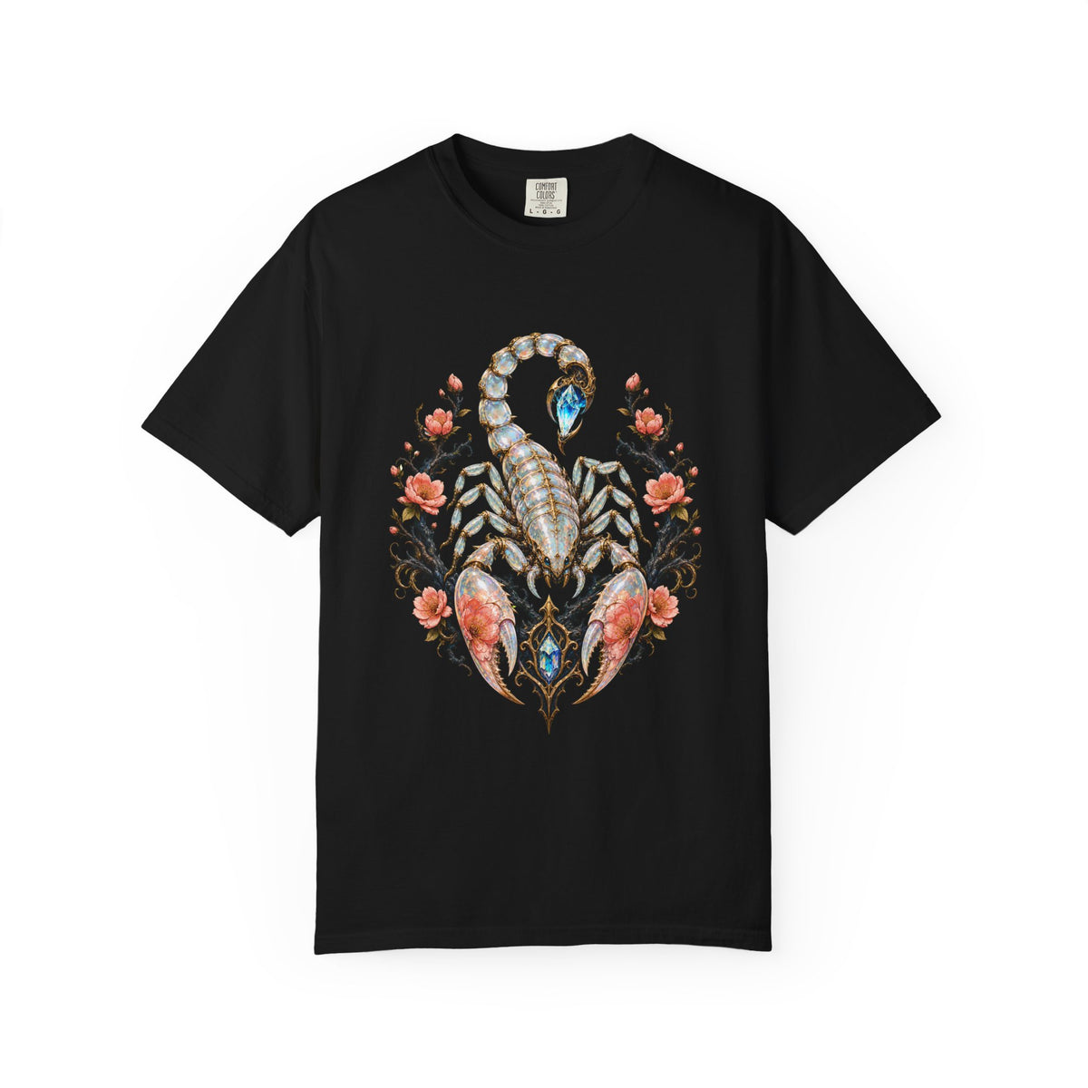 Glass Peach Scorpion Graphic Tee
