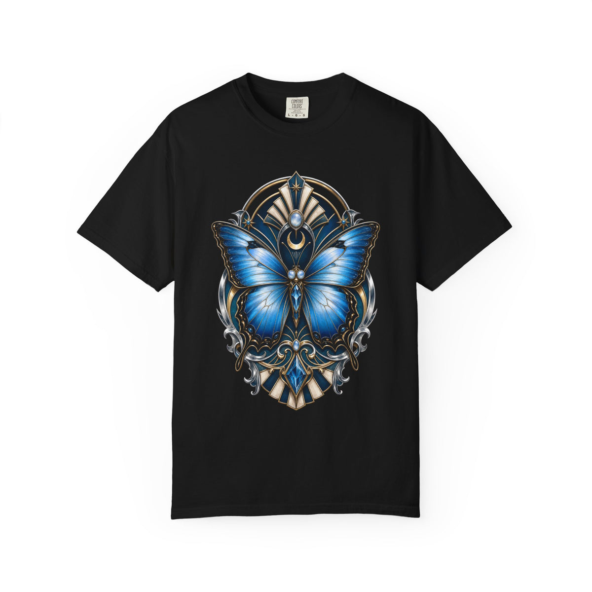 Neo Deco Blue Morpho Oracle Graphic Tee