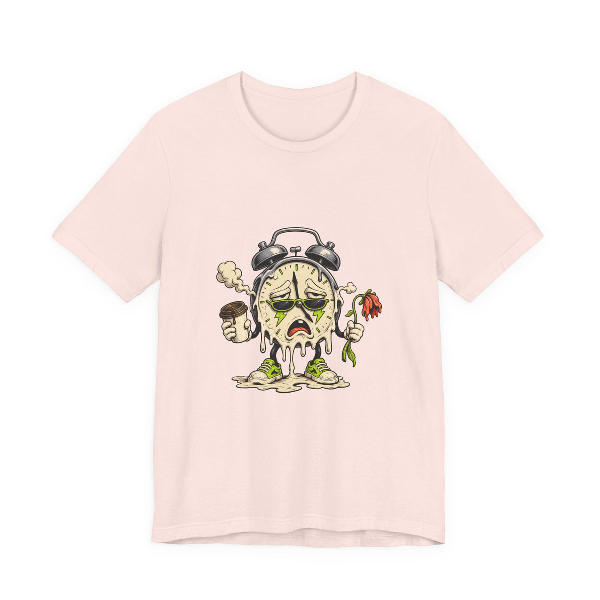 Burnout Clock Mascot T-Shirt Graphic