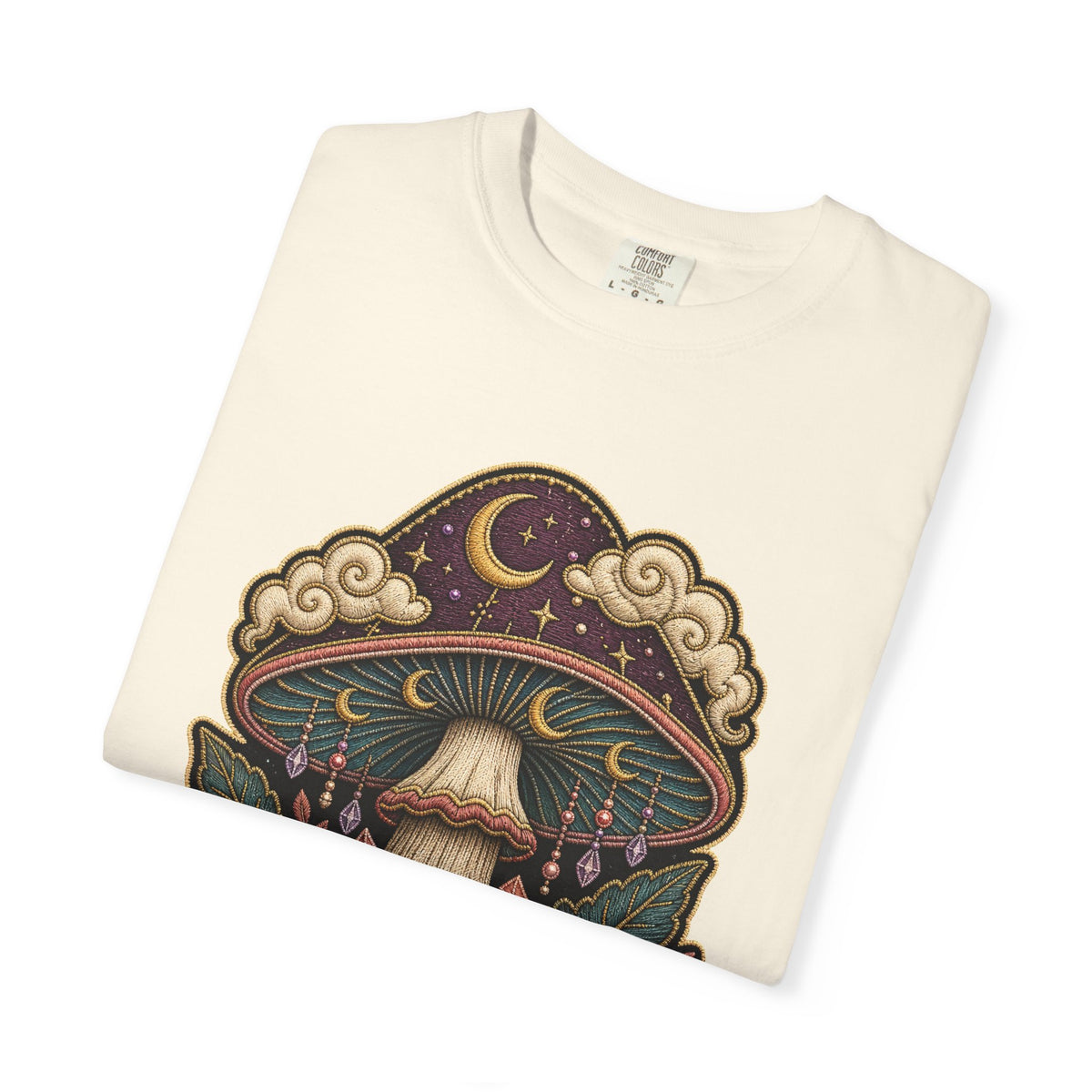 Embroidered Dream Mushroom Graphic Tee