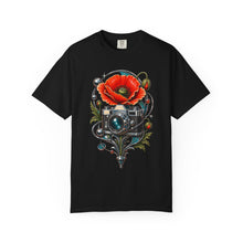 Retro-Futurist Camera Poppy T-Shirt Graphic