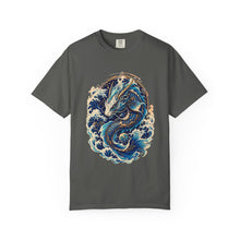 Cyber Koi Dragon Wave T-Shirt Graphic