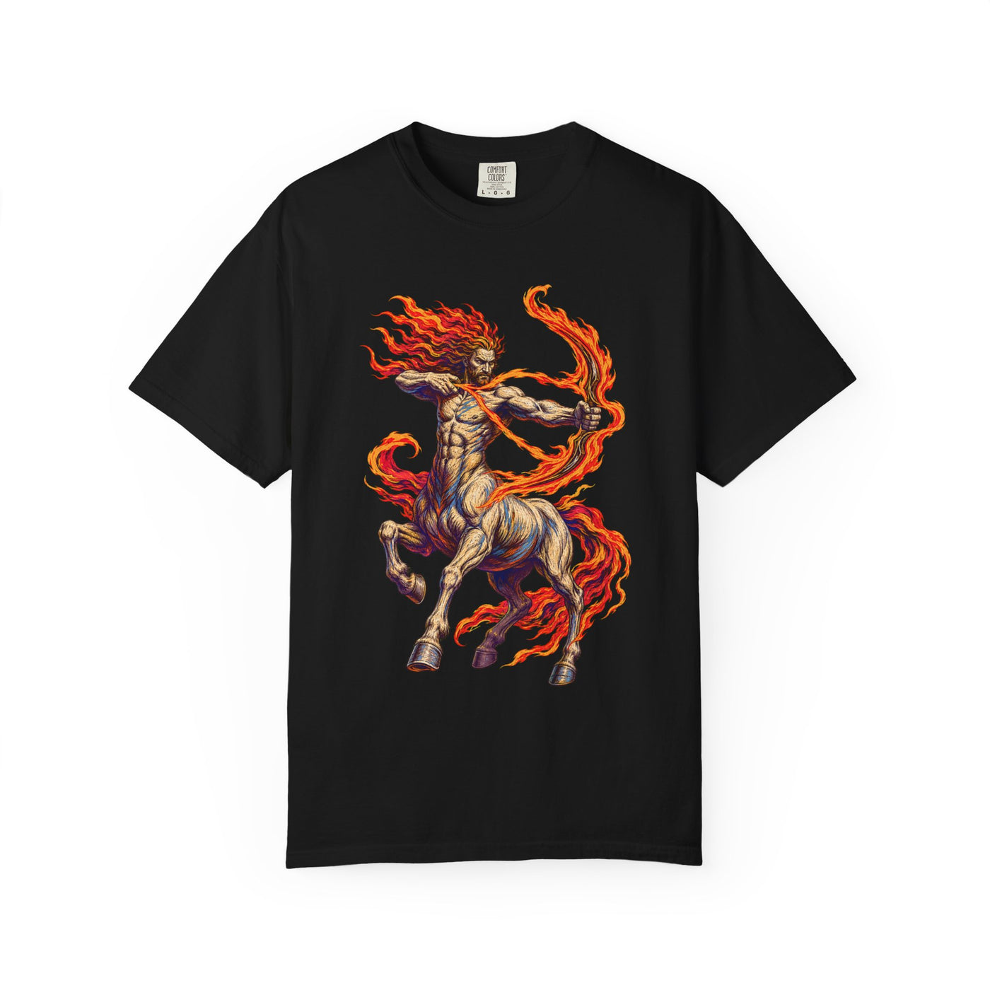 Wildfire Centaur Woodcut Graphic Tee