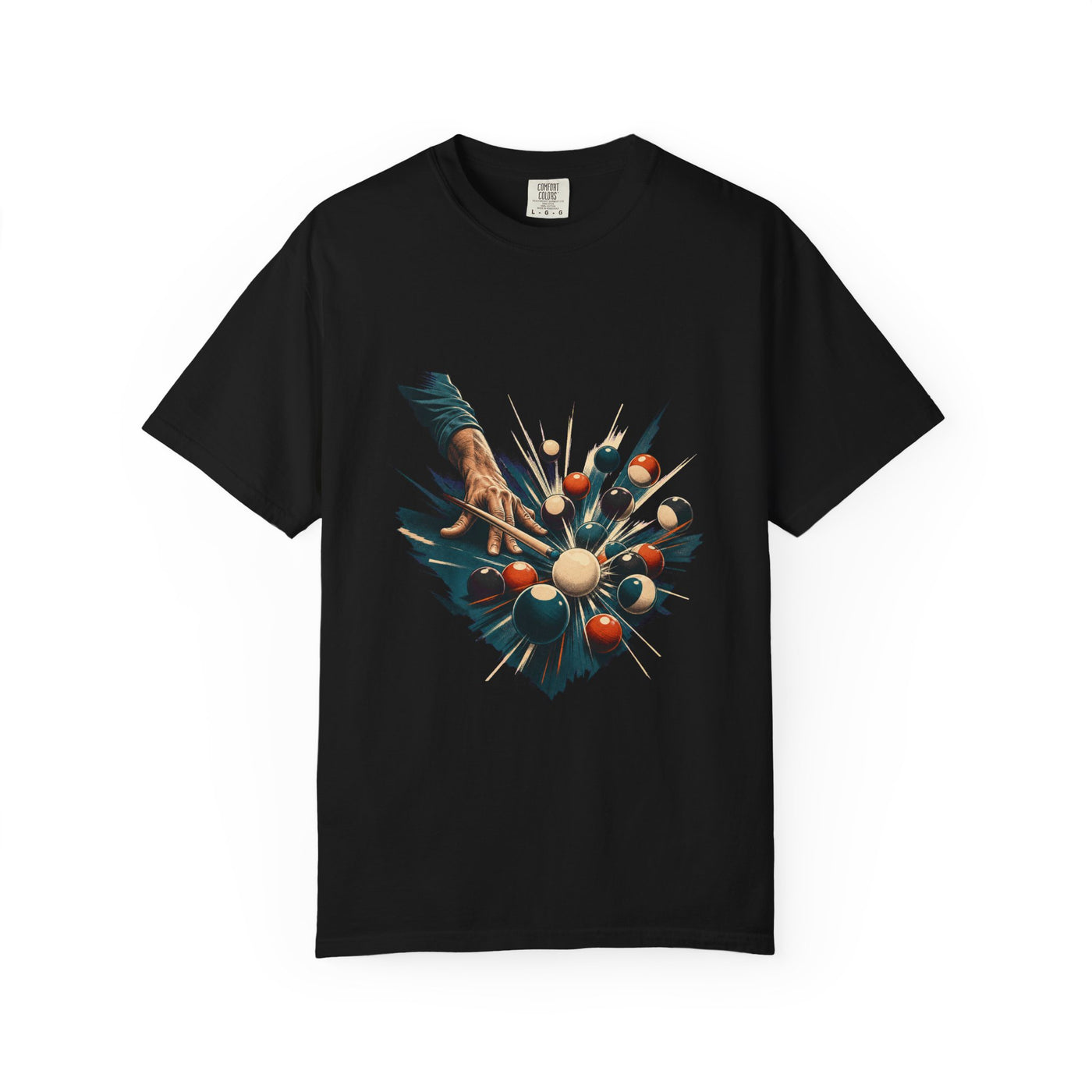 Hard Break Billiards Screenprint Graphic Tee