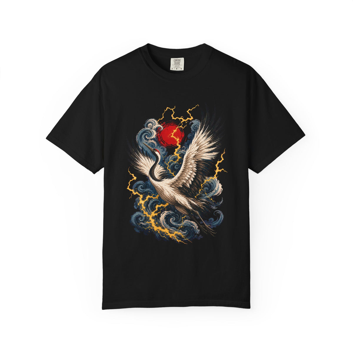 Sumi Ink Thunder Crane Graphic Tee