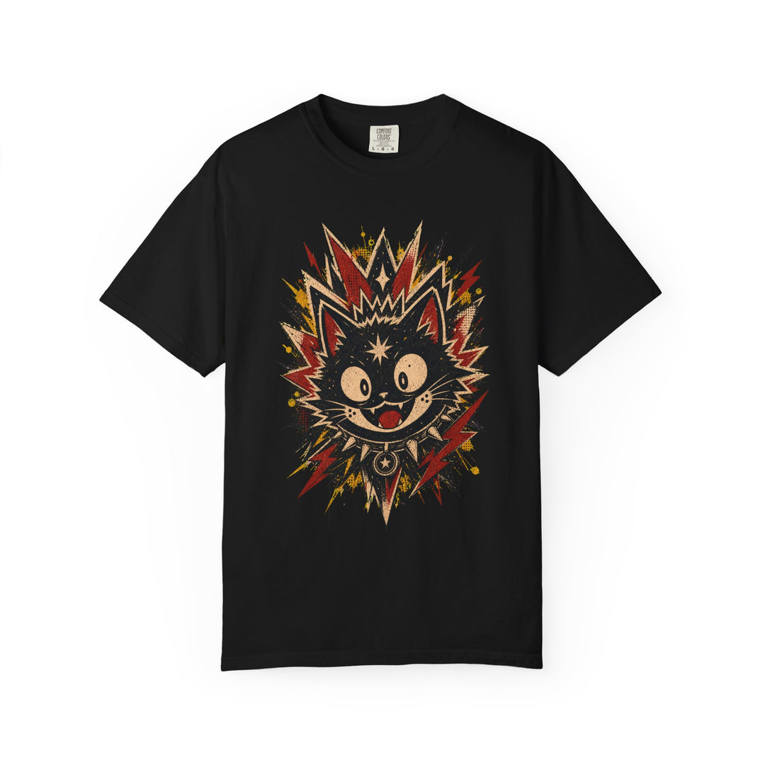 Spiky Chaos Cat T-Shirt Graphic