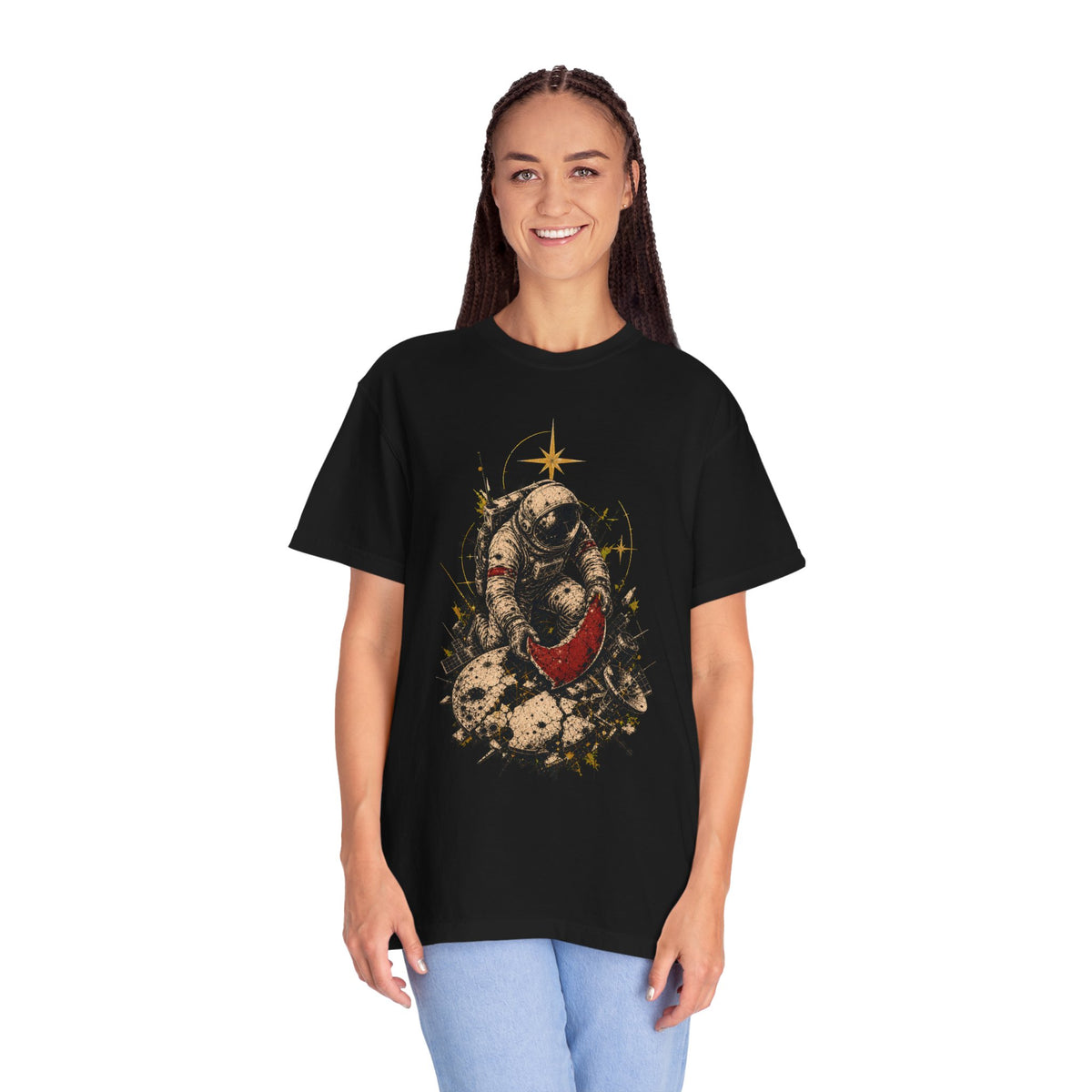 Lunar Salvage Astronaut T-Shirt Graphic